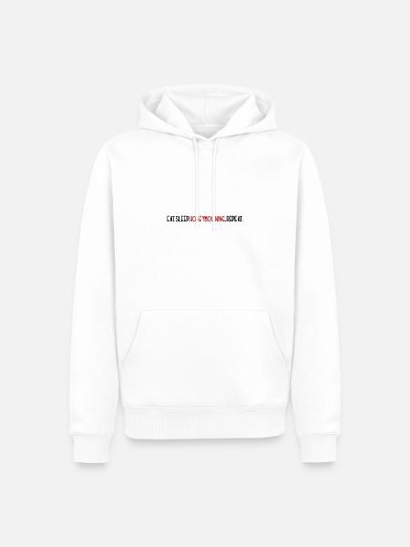 Eat Sleep Honeymooning Repeat Flitterwochen - Männer Premium Bio Hoodie - Weiß