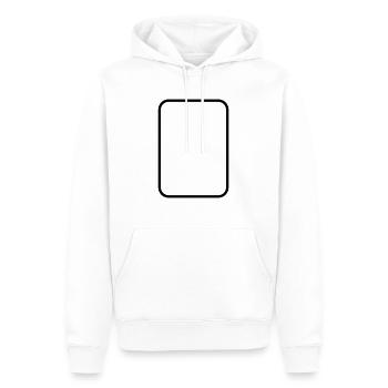 Mathematik Symbol - Rechteck - Männer Premium Bio Hoodie - Weiß - Vorne - Nico (187cm)
