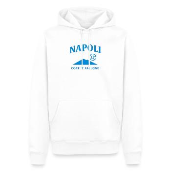 Napoli Core e Pallone - Männer Premium Bio Hoodie - Weiß - Vorne - Nico (187cm)