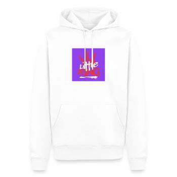 Little King - Männer Premium Bio Hoodie - Weiß - Vorne - Nico (187cm)