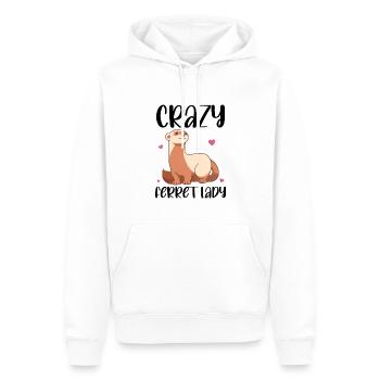 Amateurs de furet | Ferrets Animaux Cadeaux - Sweat à capuche Premium bio Homme - blanc - Devant - Nico (187cm)