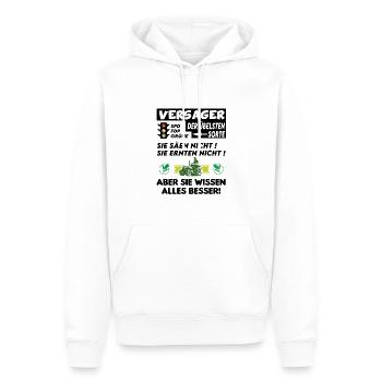 Bauern Proteste Politik Versagen Ampel - Männer Premium Bio Hoodie - Weiß - Vorne - Nico (187cm)