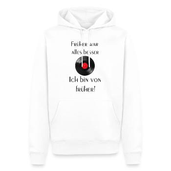 Ein Shirt für alle Musik Fans. - Männer Premium Bio Hoodie - Weiß - Vorne - Nico (187cm)