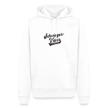 Schwiegervater 2025 Brautvater Schwiegerpapa in 25 - Männer Premium Bio Hoodie - Weiß - Vorne - Nico (187cm)