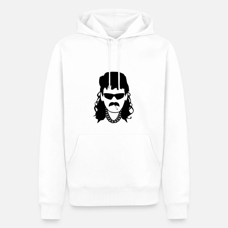 FC Beauf - Sweat à capuche Premium bio Homme - blanc