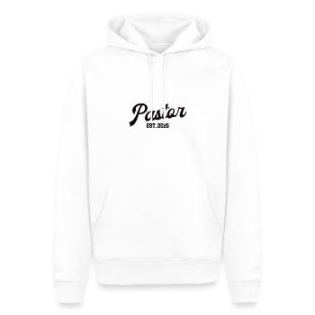 Pastor 2025 Geistliche Glaube Gott Pastoren Kirche - Männer Premium Bio Hoodie - Weiß - Vorne - Nico (187cm)