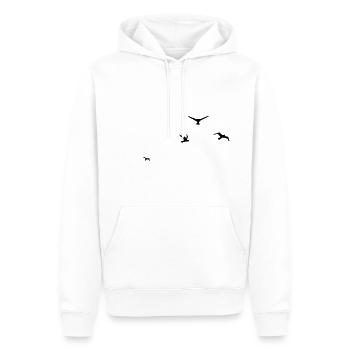 Falken - Männer Premium Bio Hoodie - Weiß - Vorne - Nico (187cm)