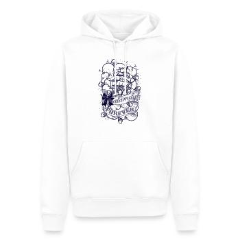 caravelle bateau - Sweat à capuche Premium bio Homme - blanc - Devant - Nico (187cm)