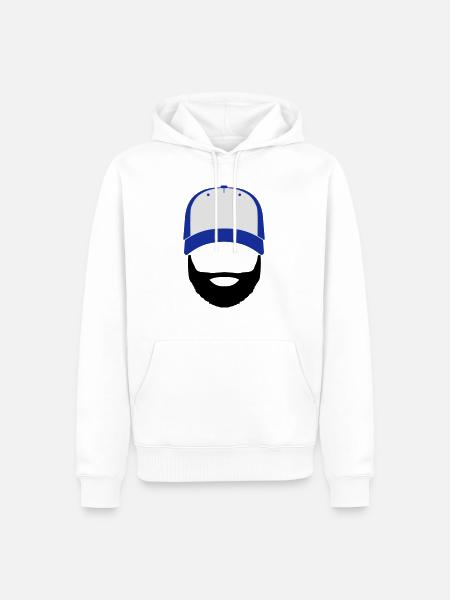 Bill Doe - Men’s Premium Organic Hoodie - white