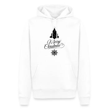 merry_christmas_3 - Men’s Premium Organic Hoodie - white - Front - Nico (187cm)