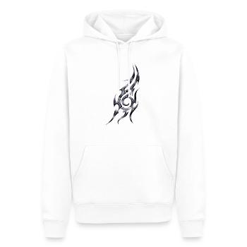 Tribal 3 by CustomStyle - Men’s Premium Organic Hoodie - white - Front - Nico (187cm)