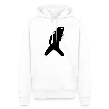 sexy Frau - Männer Premium Bio Hoodie - Weiß - Vorne - Nico (187cm)