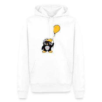Balloon cool penguin cap - Men’s Premium Organic Hoodie - white - Front - Nico (187cm)