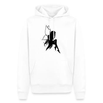 Süße Fee Elfe Mädchen - Männer Premium Bio Hoodie - Weiß - Vorne - Nico (187cm)