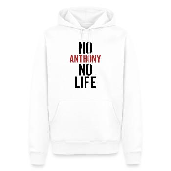 Kein Anthony Kein Leben - Männer Premium Bio Hoodie - Weiß - Vorne - Nico (187cm)