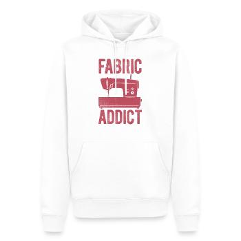 Nähen Und Schneidern Für Näher - Männer Premium Bio Hoodie - Weiß - Vorne - Nico (187cm)