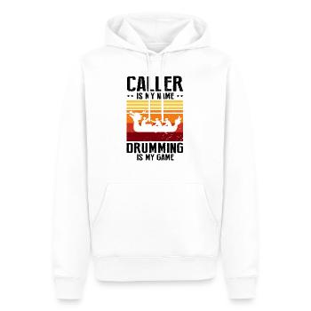 Course de bateaux chinois pour les entraîneurs de bateaux-dragons - Sweat à capuche Premium bio Homme - blanc - Devant - Nico (187cm)