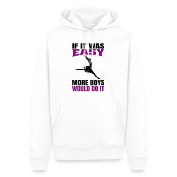 Ballet Dancer Gift Dance Ballerina Dance Class - Sweat à capuche Premium bio Homme - blanc - Devant - Nico (187cm)