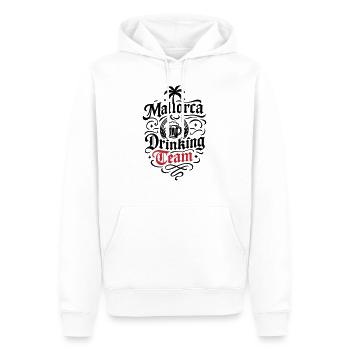Mallorca Drinking Team - Männer Premium Bio Hoodie - Weiß - Vorne - Nico (187cm)