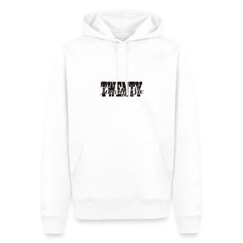 2026 New Year Twentytwentysix Neujahr 26 Silvester - Männer Premium Bio Hoodie - Weiß - Vorne - Nico (187cm)