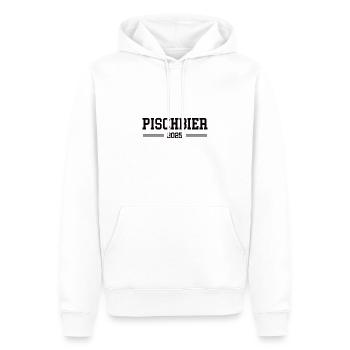 Pischbier 2025 Babyparty Babypinkeln Pinkelparty - Männer Premium Bio Hoodie - Weiß - Vorne - Nico (187cm)