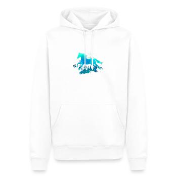 Horse - Männer Premium Bio Hoodie - Weiß - Vorne - Nico (187cm)