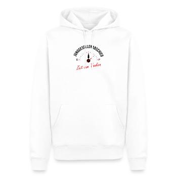 Junggesellenabschied - Zeit zum Tanken - Männer Premium Bio Hoodie - Weiß - Vorne - Nico (187cm)