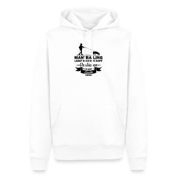 Mantrailing lasst mich den kopf Geschenk Suchhund - Männer Premium Bio Hoodie - Weiß - Vorne - Nico (187cm)