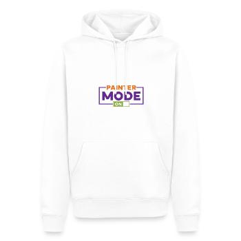 House Painter Dad Unique Gifts - Men’s Premium Organic Hoodie - white - Front - Nico (187cm)
