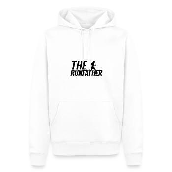 Running The Runfather Marathon Runner Gift - Männer Premium Bio Hoodie - Weiß - Vorne - Nico (187cm)