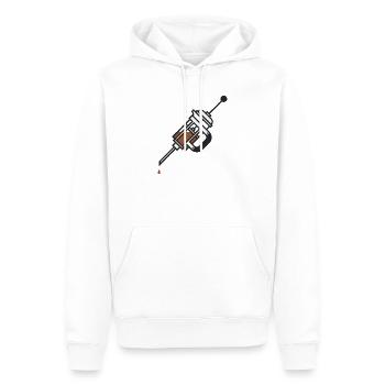 Kaffee Kaffee Kaffee - Männer Premium Bio Hoodie - Weiß - Vorne - Nico (187cm)