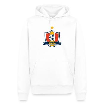 Wappen Spanien - Männer Premium Bio Hoodie - Weiß - Vorne - Nico (187cm)