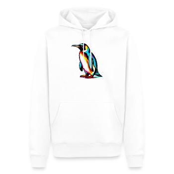Pingouin - Sweat à capuche Premium bio Homme - blanc - Devant - Nico (187cm)