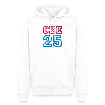 TSCHECHIEN Czech Republic - Männer Premium Bio Hoodie - Weiß - Vorne - Nico (187cm)