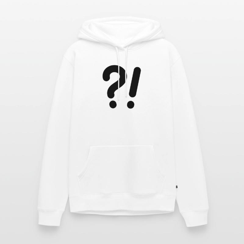 Points d’interrogation et points d’exclamation Sweat à capuche Premium bio Homme