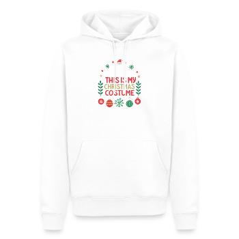 Noël Inflation Costume Noël - Sweat à capuche Premium bio Homme - blanc - Devant - Nico (187cm)