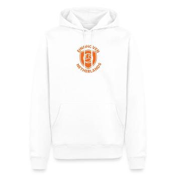 Eindhoven Volleysköld - Männer Premium Bio Hoodie - Weiß - Vorne - Nico (187cm)
