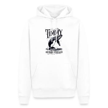 Timmy, der Wal - Männer Premium Bio Hoodie - Weiß - Vorne - Nico (187cm)