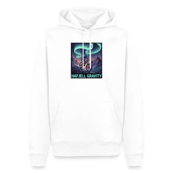 Cyberpunk Hafjell Gravity Mountain Biker - Sweat à capuche Premium bio Homme - blanc - Devant - Nico (187cm)