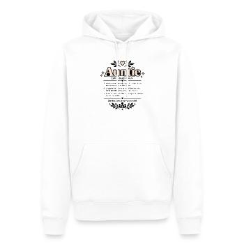 Coole Tante Lustige Beste Tante Wertschätzungszitat Kunst - Männer Premium Bio Hoodie - Weiß - Vorne - Nico (187cm)
