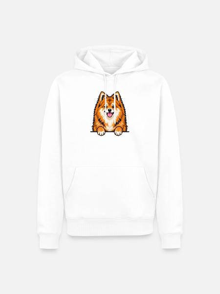 Deutsche Spitze - Männer Premium Bio Hoodie - Weiß