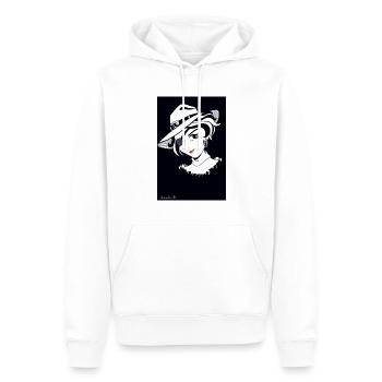 Wild Joan - Men’s Premium Organic Hoodie - white - Front - Nico (187cm)