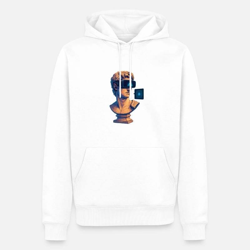 Ancient Future - Männer Premium Bio Hoodie - Weiß