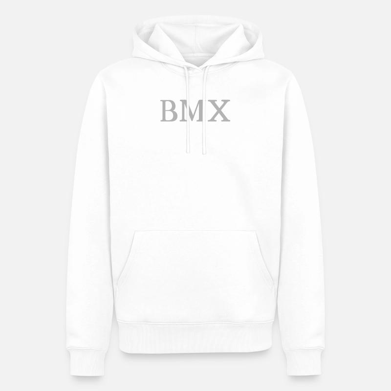 BMX - Männer Premium Bio Hoodie - Weiß