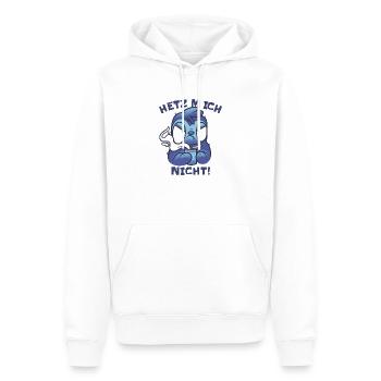 Hetz Mich Nicht Faultier Job Arbeit Kollegen - Männer Premium Bio Hoodie - Weiß - Vorne - Nico (187cm)