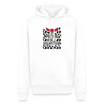 Halloween Dalmatian Dog Costume Dog Owner - Sweat à capuche Premium bio Homme - blanc - Devant - Nico (187cm)