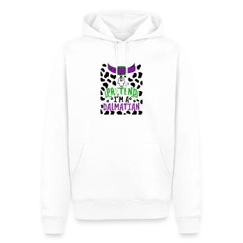 Halloween Dalmatian Dog Costume Dog Owner - Sweat à capuche Premium bio Homme - blanc - Devant - Nico (187cm)