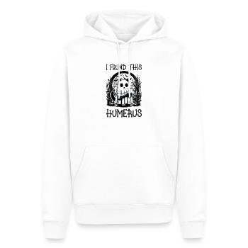 Halloween Katze Geist Humor Spruch Lustig - Männer Premium Bio Hoodie - Weiß - Vorne - Nico (187cm)