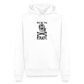 Halloween Pirate Dire Tenue Costume Drôle - Sweat à capuche Premium bio Homme - blanc - Devant - Nico (187cm)
