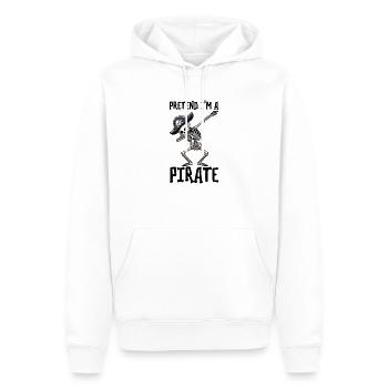 Halloween Pirate Dire Tenue Costume Drôle - Sweat à capuche Premium bio Homme - blanc - Devant - Nico (187cm)